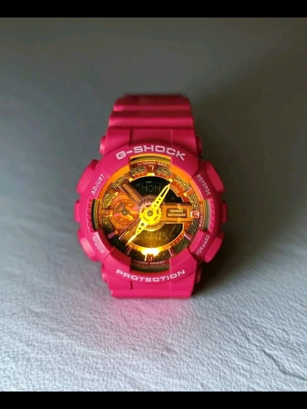 Casio G-Shock S-Series GMA-S110MP-4A Hot Pink Watch - Tested